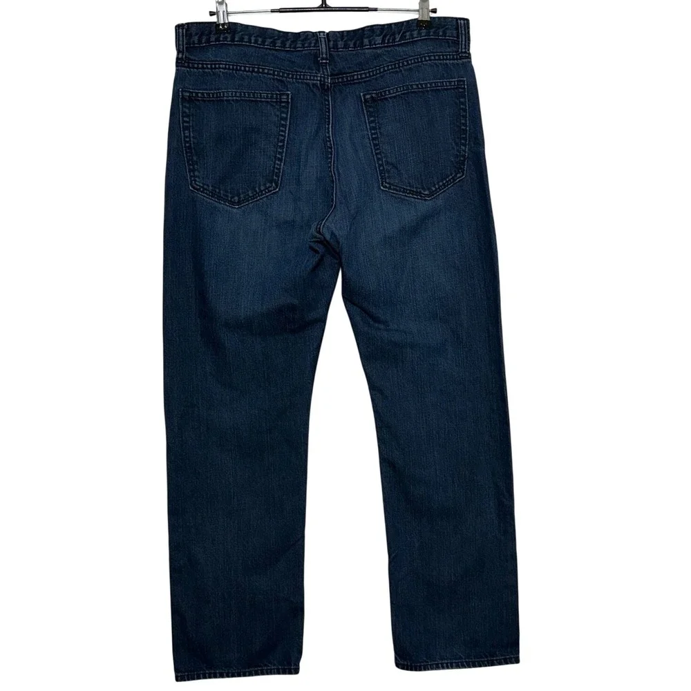 Banana Republic Jeans Mens Measures 36X31 Tag 36x32 Blue Vintage Straight Fit